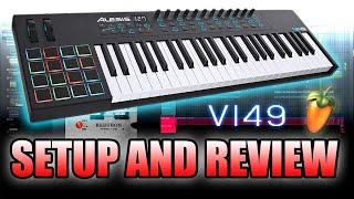 Alesis VI49 Setup and Review