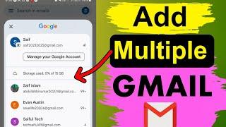 How to add another gmail account in Android Phone 2023
