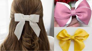 DIY How to Make Hairpins From Ribbons | Hairpins