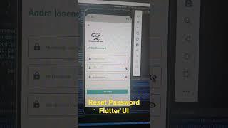 Change Password Flutter UI design #flutter #ui #shorts