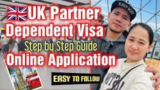  UK PARTNER DEPENDENT VISA - Step by Step Guide - Online Application| PINOY UK BUTCHER 