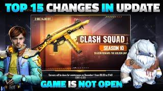 FREE FIRE NEW UPDATE | GAME IS NOT OPENING | FREE FIRE OB31 UPDATE FULL DETAILS - GARENA FREE FIRE