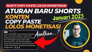 BUKTI Shorts Itu Mudah ! Aturan Baru Monetisasi Youtube Shorts Terbaru 2023 Ternyata Mudah !