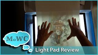 Huion Light Pad Review & Using a Lightbox for Watercolor Painting