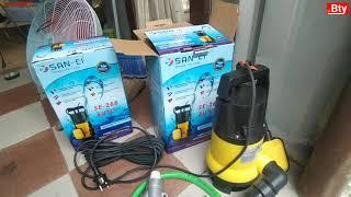 tes pompa celup vaporblasting