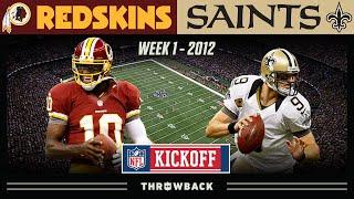 RGIII GOES OFF In First Game! (Redskins vs. Saints 2012, Week 1)