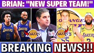 REPORTED NOW! LAKERS CONFIRMS SUPER TEAM! TODAY'S LAKERS NEWS