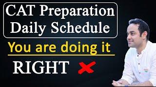 Daily routine for CAT Preparation | CAT preparation Schedule