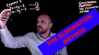 Simultaneous equations the elimination method