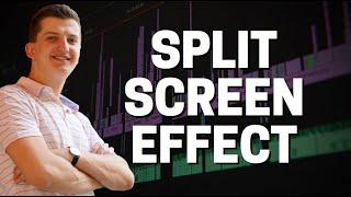 How To Split Screen Effect in DA vinci Resolve 16