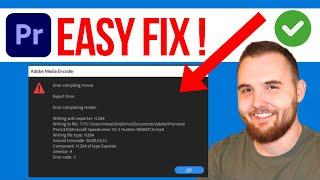 Fix Export Error Completing Render Premiere Pro (Quick Fix)