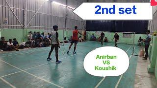 (Bagula)Koushik & Chotka VS Suvam & Anirban 2nd set Badminton Tournament #badminton#badmintonlovers