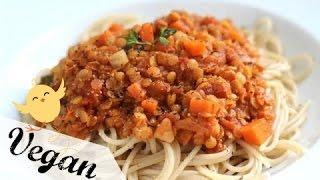 Rote Linsen Bolognese | #yummypilgrim