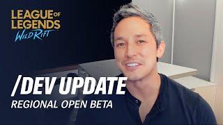 /dev Update - Regional Open Beta Kicks Off! - League of Legends: Wild Rift