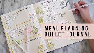 BULLET JOURNAL IDEAS | How To Meal Plan | ANN LE