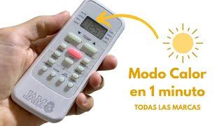 Cómo poner en Modo Calor tu Aire Acondicionado