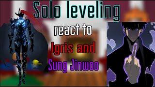React to Sung Jin Woo | React to Igris | React to Shadow Monarch |Solo leveling react to Sung jinwoo
