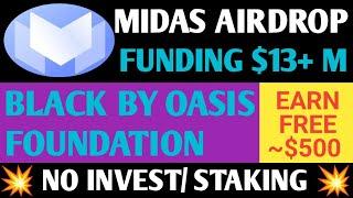 Midas Airdrop New Update | Midas Yielder Airdrop Update | Midas Telegram Update Today