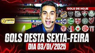 ️ TODOS OS GOLS DA COPINHA DESTA SEXTA FEIRA 03/01/2025 GOLS DE HOJE, GOLS DO DIA (COMPLETO)