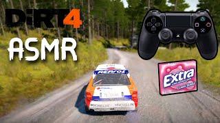 ASMR Gaming | DIRT 4 CONTROLLER GUM CHEWING | No Talking 