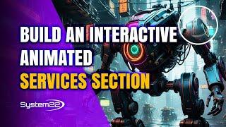 Watch This! How to Build an Interactive Animated Services Section in Divi!