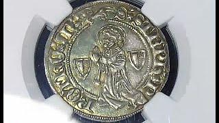 1300-1500 Silver Gros of Metz in Germany