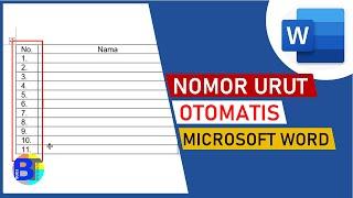 Cara Membuat Nomor Urut Otomatis pada Table Microsoft Word