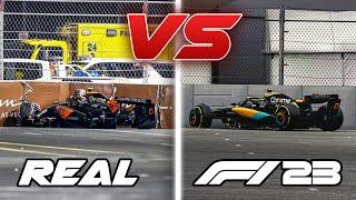 Recreating REAL f1 crashes in F1 23