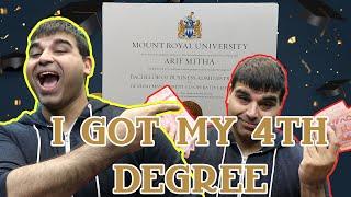 I GOT MY 4th Degree #MRU #MountRoyalUniversity #BBA #Degree #Graduation #College #University #2022