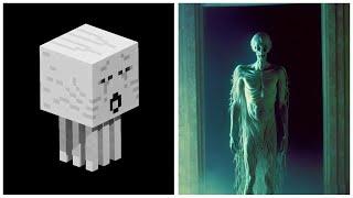 Minecraft Mobs as Cursed images