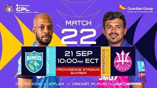 LIVE | St Lucia Kings vs Barbados Royals | CPL 2024