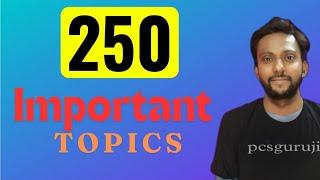 Most Important Topics for UPPCS PRE 2024 |