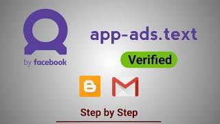 How to Verified Facebook Audience Network  app-ads.txt with blogger & Email || Hi tecent soft