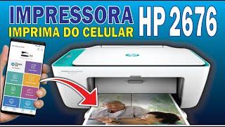 HP 2676 como imprimir do celular | PRA CONFIGURAR não precisa de cabo e nem computador