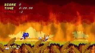 Sonic Exe Chasing Tails,but i replaced the chase music with the sonic colours drowning theme