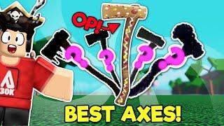 Every Axe You NEED in 2024 Lumber Tycoon 2 Roblox