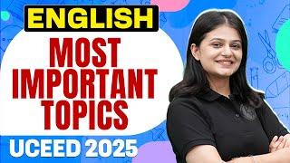 English | Most Important Topics | UCEED 2025