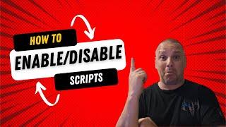 How To Enable and disable PowerShell Scripts