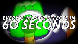 BFDIA 5a But Every G-Major Effects in 60 Seconds [1-17]