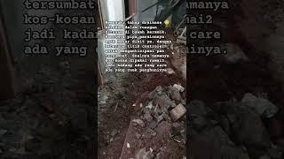 Tahap pembuatan selokan/drainase/saluran pembuangan air kos-kosan #tipsbangunrumah #rumahkos