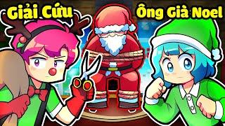 YUMMIE VÀ HIHA THỬ THÁCH 24H GIẢI CỨU ÔNG GIÀ NOEL TRONG MINECRAFT*GIÁNG SINH LÀNG SINH TỐ 