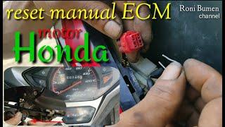 cara reset ECU motor honda vario fi beat fi sama dengan cara manual