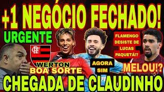 FLAMENGO: +1 NEGÓCIO FECHADO NO MENGÃO! CHAGADA DE CLAUDINHO É PRIORIDADE, FLA DESISTE DE PAQUETÁ E+