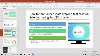 How to capture Screenshots for failed test cases in Selenium using TestNG Listeners