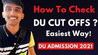 How to check DU cut off 2021| DU cut Off 2021 | DU Admission 2021| DU BUZZ|