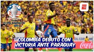 COLOMBIA arrancó con el pie derecho y le ganó 2-1 a PARAGUAY en la COPA AMÉRICA | Exclusivos