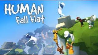 Playing Human: Fall Flat with Friends Live! #HumanFallFlat #PlayingWithFriends