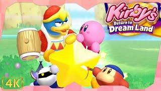 Kirby's Return to Dream Land for Wii ⁴ᴷ Full Playthrough 100% (Story & EX Mode) 4-Player