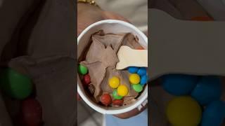 Filling Platter M&M Chocolate IceCream asmr #shorts #eating #icecream #chocolate #sweet #food #choco