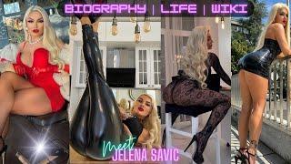 Jelena Savic - Instagram Curvy Queen | Leather Leggings Swimwear Outfit Queen | Bio | WiKi | Life